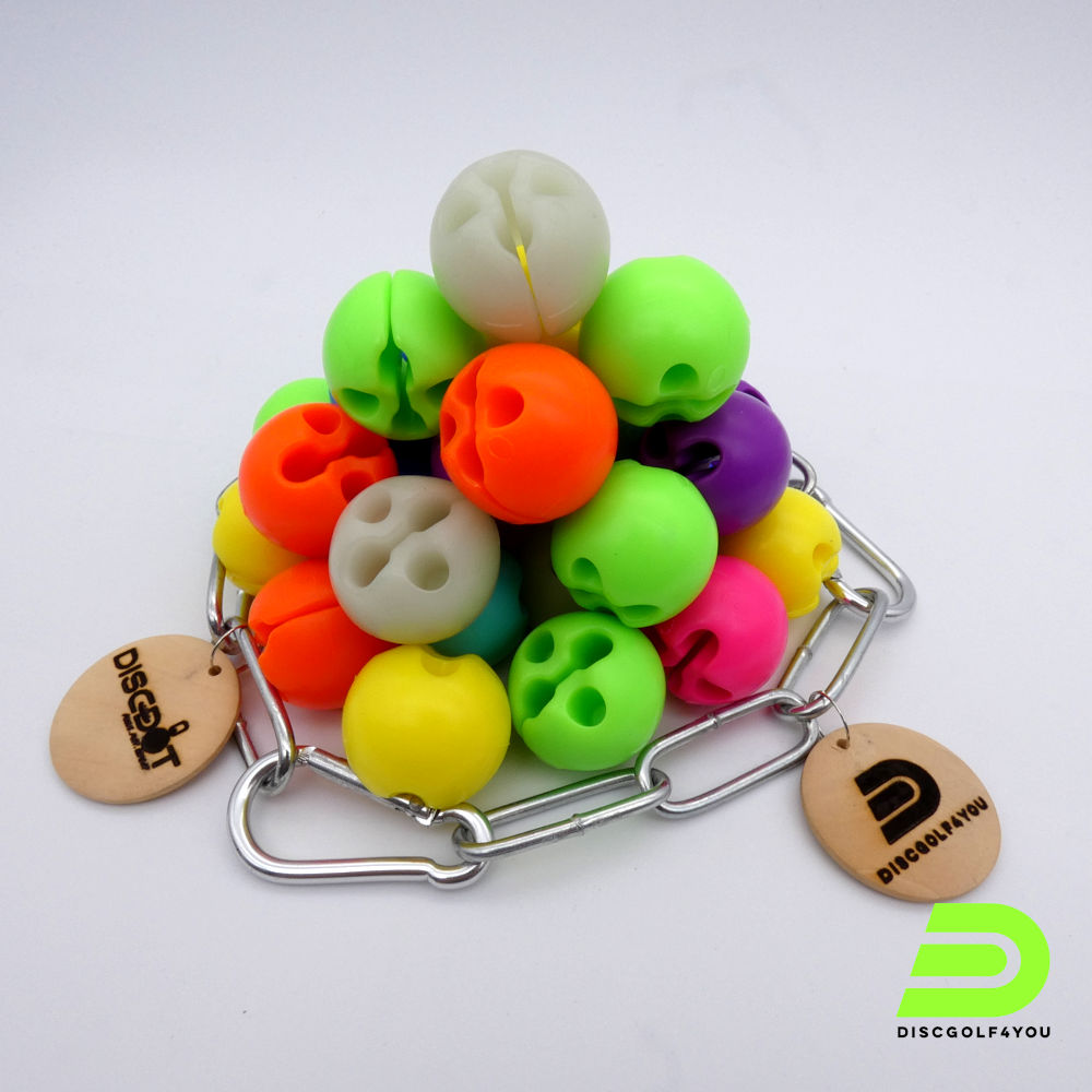 DiscDots-als-pyramide-mit-anhaenger DiscDots Anhänger als Pyramide mit Anhaenger