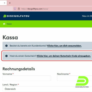 Gutschein einlösen Discgolf4you Titelbild