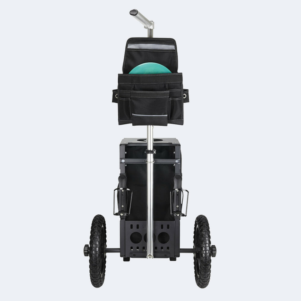 zueca-putter-pouch-schwarz-an-cart Züca Putter Pouch black on the Cart