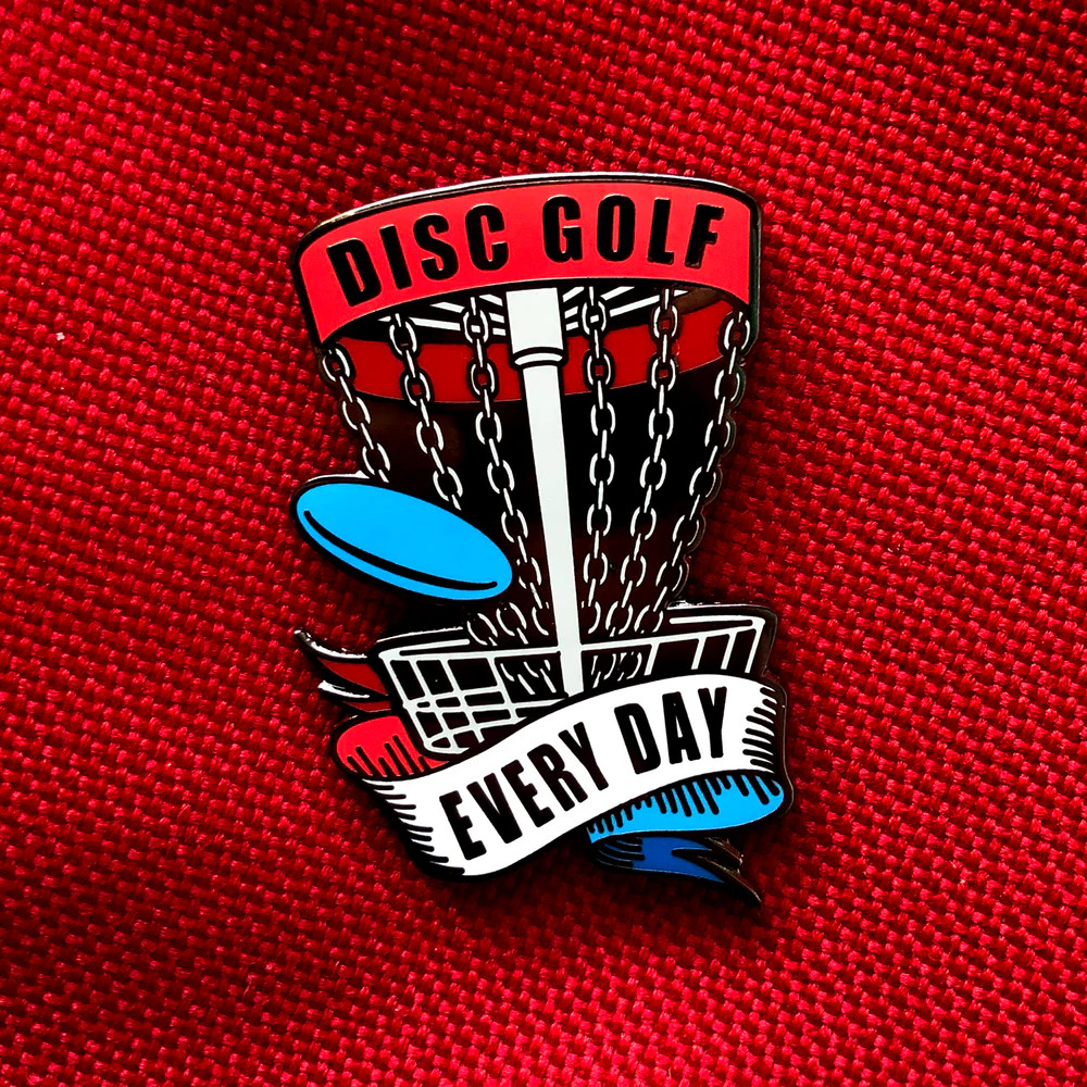 discgolfpin-Discgolf-every-day-rot Discgolfpin Discgolf every day rot