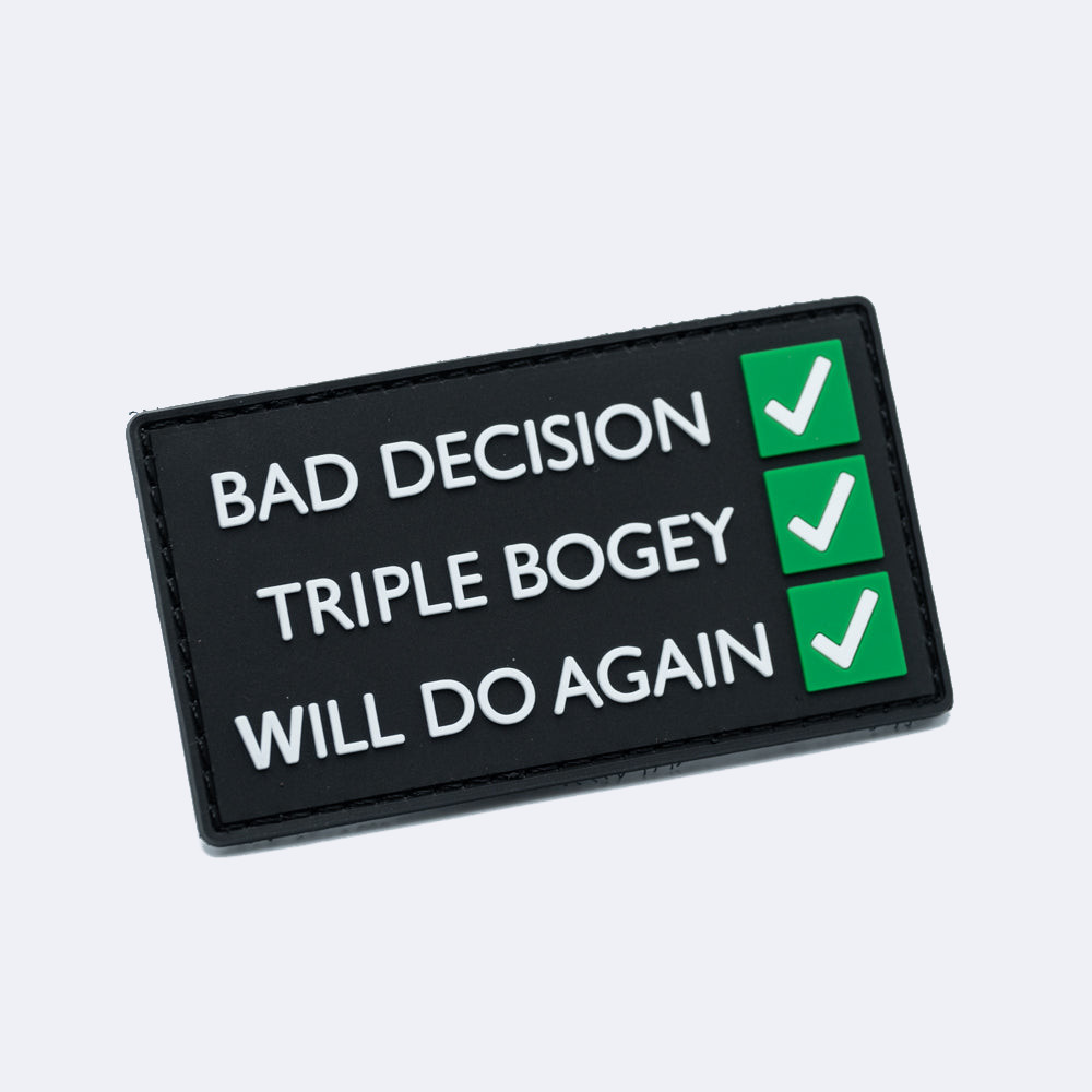 BounceBack-Disc-Golf-Patches-bad-decisions BounceBack Disc Golf Patches Bad Decision