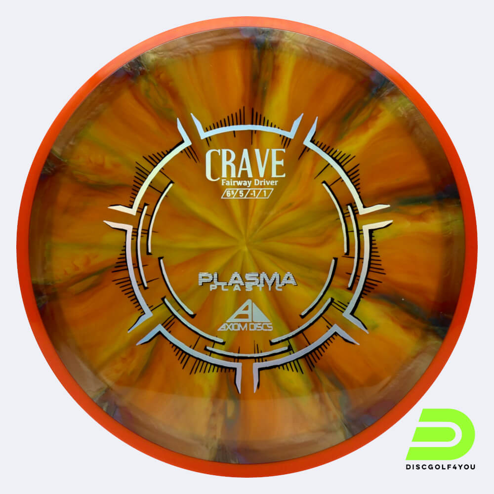 Axiom Crave in classic-orange, plasma plastic and burst effect Axiom Crave in classic-orange, plasma plastic and burst effect