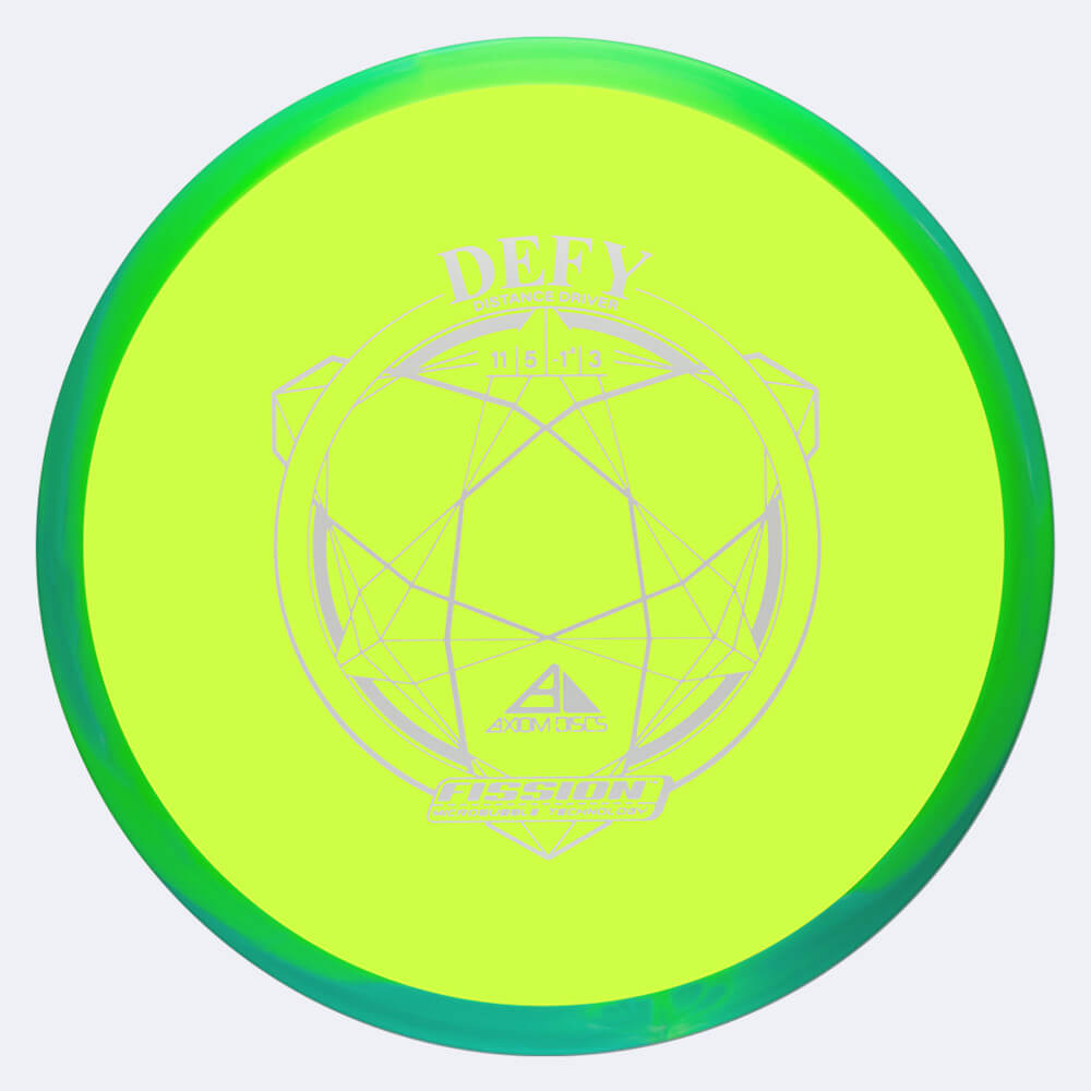 Axiom Defy in yellow, fission plastic Axiom Defy in yellow, fission plastic