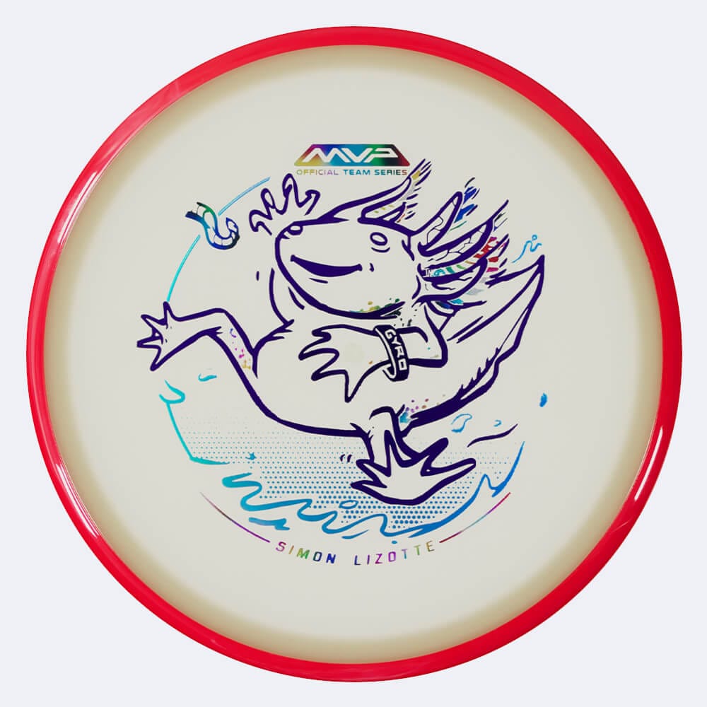 Axiom Hex - Leapin Lizottl Simon Lizotte Team Series in white, eclipse 2.0 plastic and glow effect Axiom Hex - Leapin Lizottl Simon Lizotte Team Series in white, eclipse 2.0 plastic and glow effect