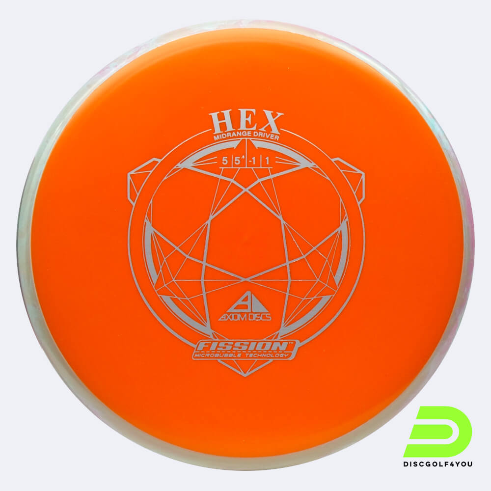 axiom hex in orange, im fission kunststoff und ohne spezialeffekt Axiom Hex in orange, im Fission Kunststoff und ohne Spezialeffekt