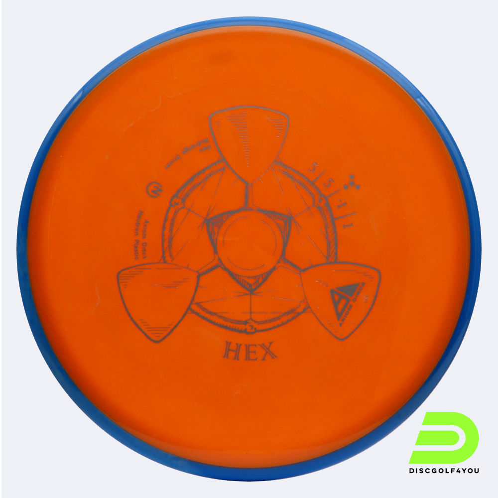 Axiom Hex in classic-orange, neutron plastic Axiom Hex in classic-orange, neutron plastic