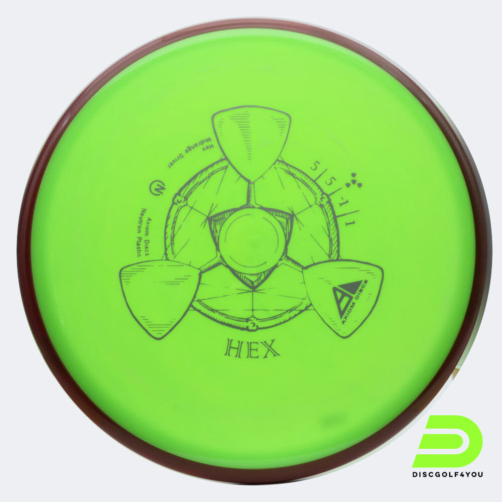 Axiom Hex in green, neutron plastic Axiom Hex in green, neutron plastic