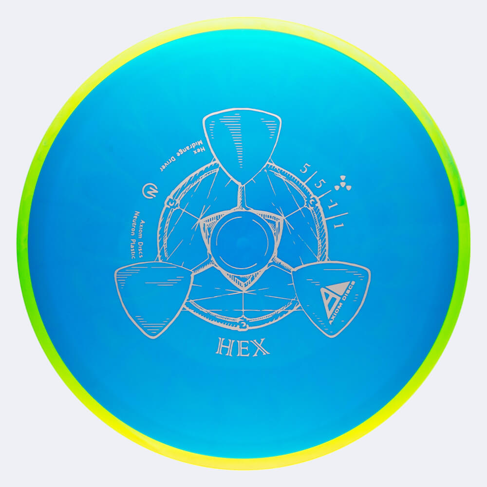 axiom hex in hellblau, im neutron kunststoff und ohne spezialeffekt Axiom Hex in hellblau, im Neutron Kunststoff und ohne Spezialeffekt