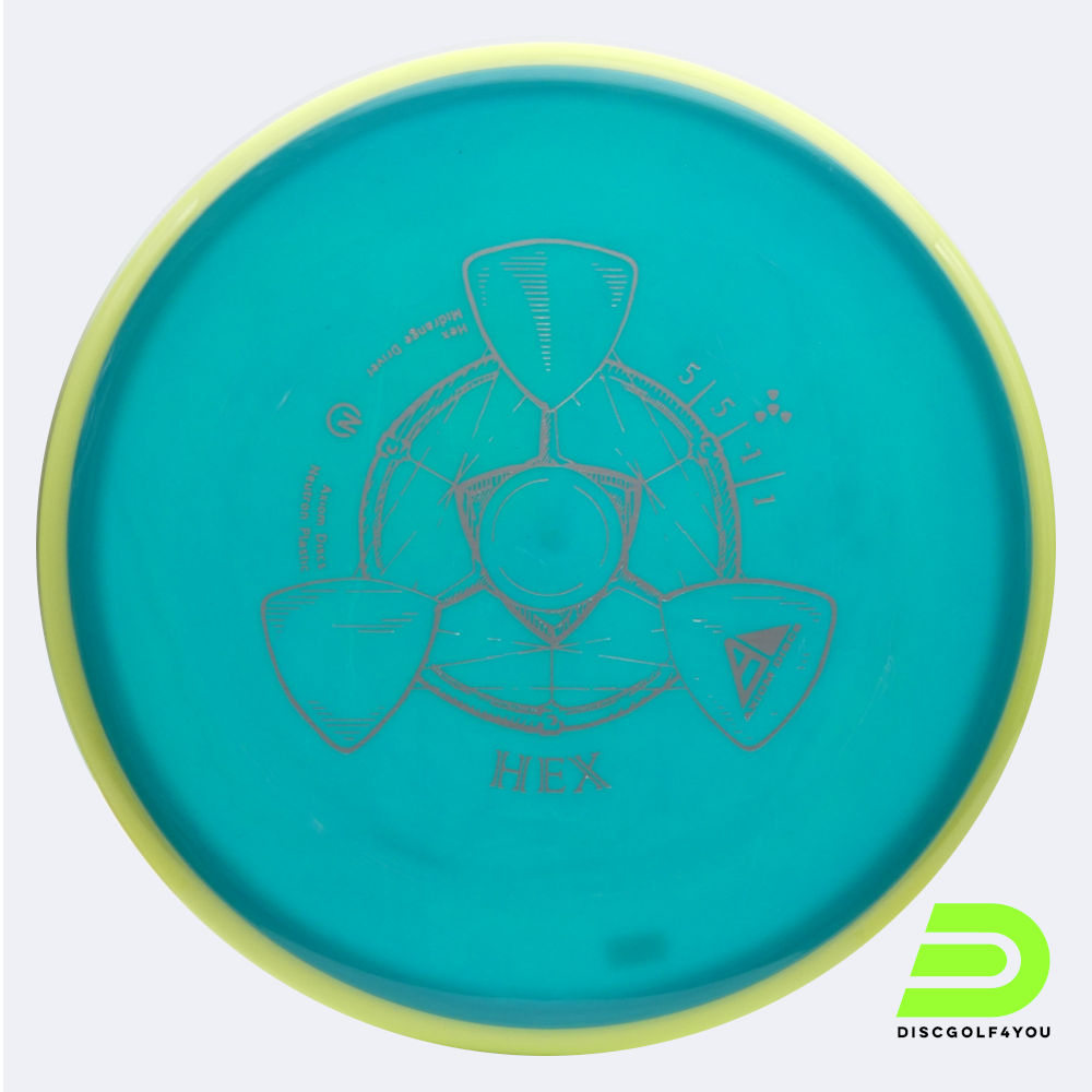 Axiom Hex in turquoise, neutron plastic Axiom Hex in turquoise, neutron plastic