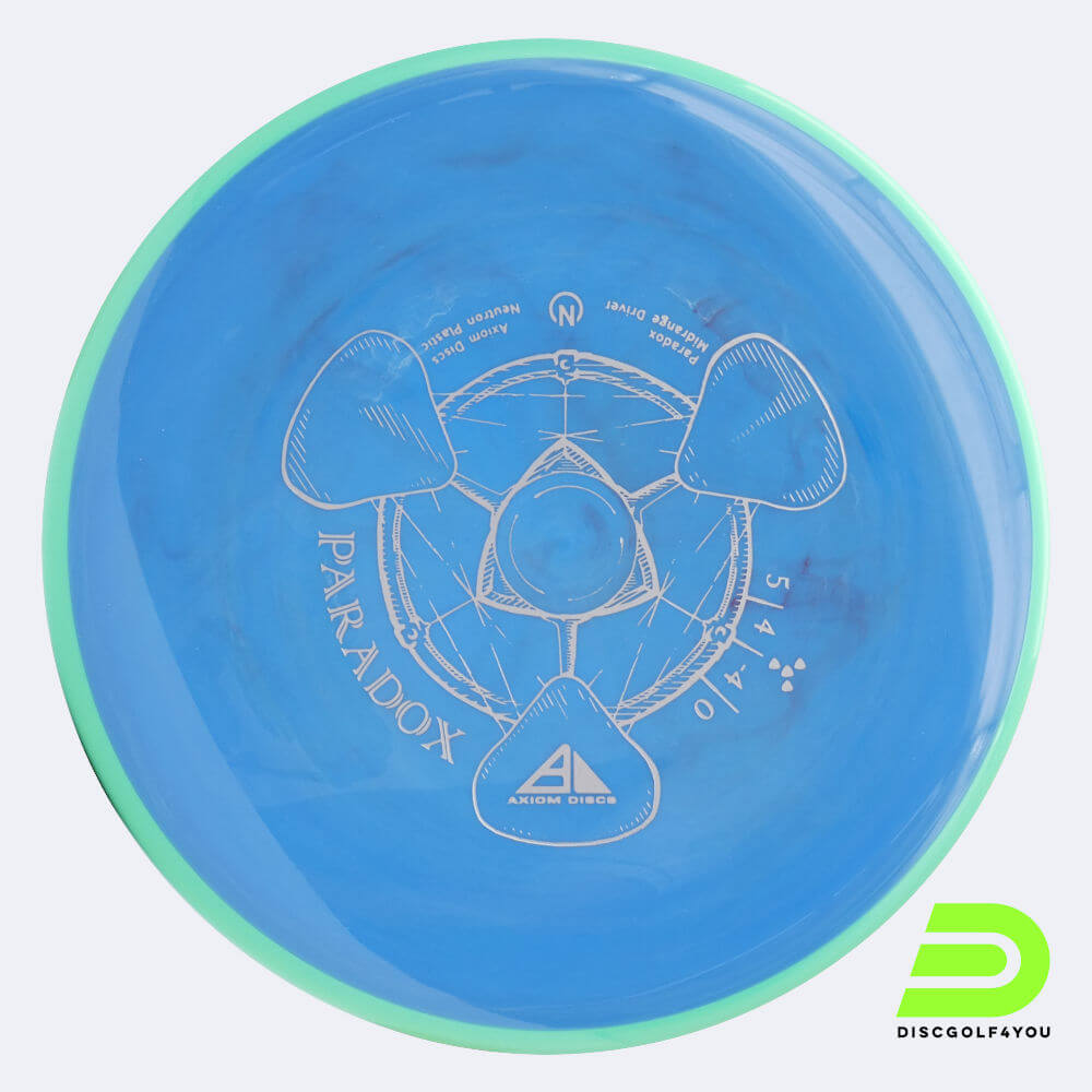 Axiom Paradox in blue, neutron plastic Axiom Paradox in blue, neutron plastic