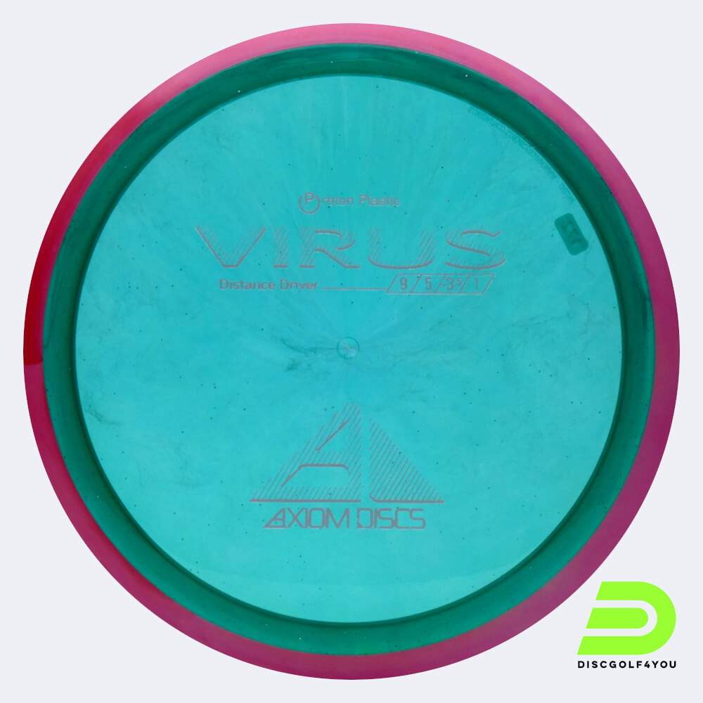 Axiom Virus in turquoise, proton plastic Axiom Virus in turquoise, proton plastic