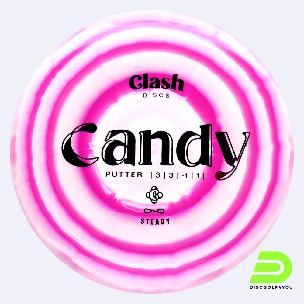 clash discs candy in weiss-rosa, im steady ring kunststoff und ohne spezialeffekt Clash Discs Candy in weiss-rosa, im Steady Ring Kunststoff und ohne Spezialeffekt