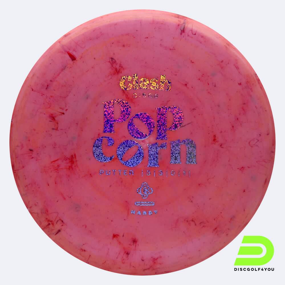 Clash Discs Popcorn in pink, hardy plastic and burst effect Clash Discs Popcorn in pink, hardy plastic and burst effect