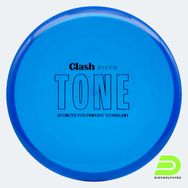 Clash Discs Popcorn in white-blue, tone plastic Clash Discs Popcorn in white-blue, tone plastic