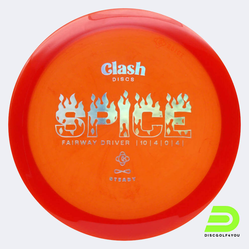 Clash Discs Spice in red, steady plastic Clash Discs Spice in red, steady plastic