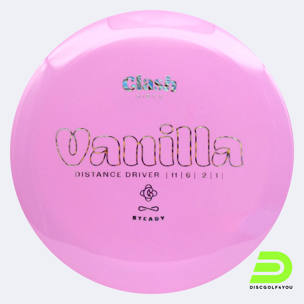 Clash Discs Vanilla in pink, steady plastic Clash Discs Vanilla in pink, steady plastic