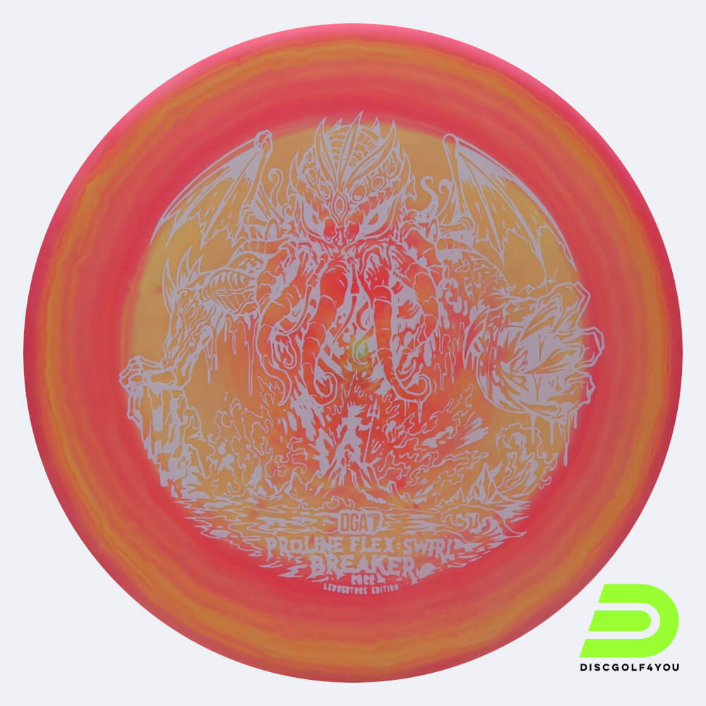 DGA Breaker Ledgestone Edition 2022 in classic-orange, proline flex plastic and burst effect DGA Breaker Ledgestone Edition 2022 in classic-orange, proline flex plastic and burst effect