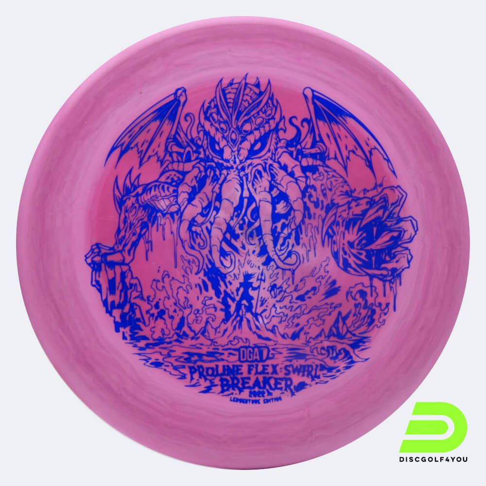 DGA Breaker Ledgestone Edition 2022 in pink, proline flex plastic and burst effect DGA Breaker Ledgestone Edition 2022 in pink, proline flex plastic and burst effect