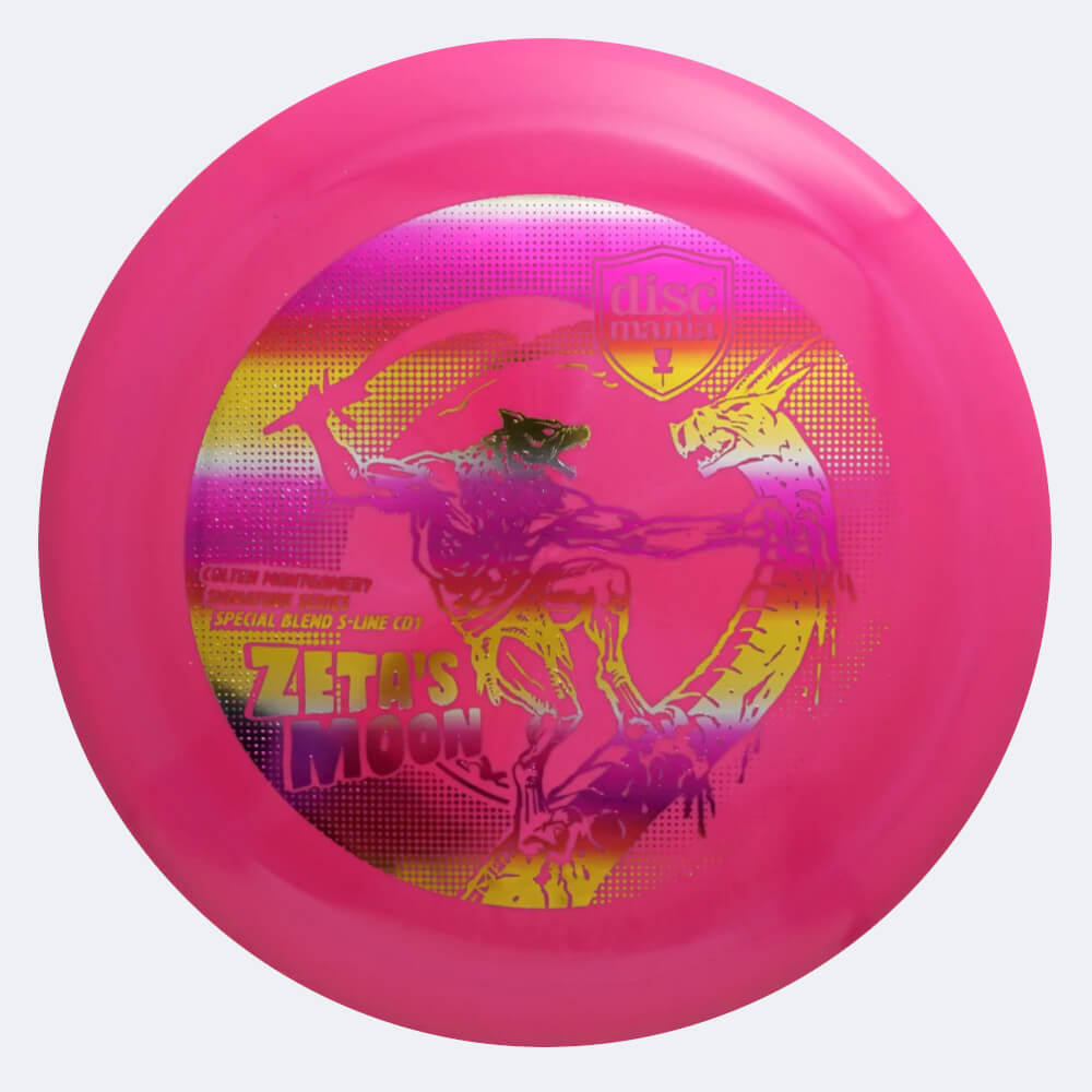 Discmania CD1 Zetas Moon Colten Montgomery Signature Series in grün, im Swirl S-line Kunststoff und ohne Spezialeffekt