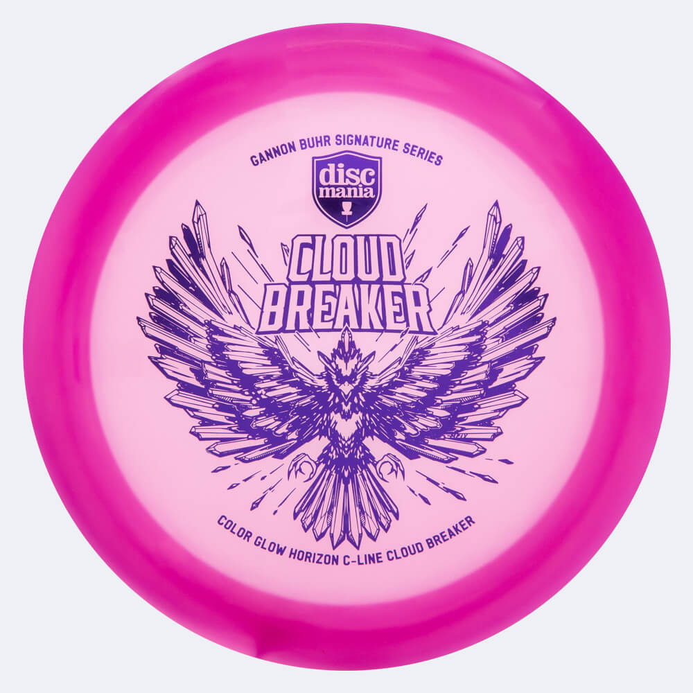 Discmania Cloud Breaker DD3 Gannon Buhr Signature Series in pink, color glow horizon c-line plastic Discmania Cloud Breaker DD3 Gannon Buhr Signature Series in pink, color glow horizon c-line plastic