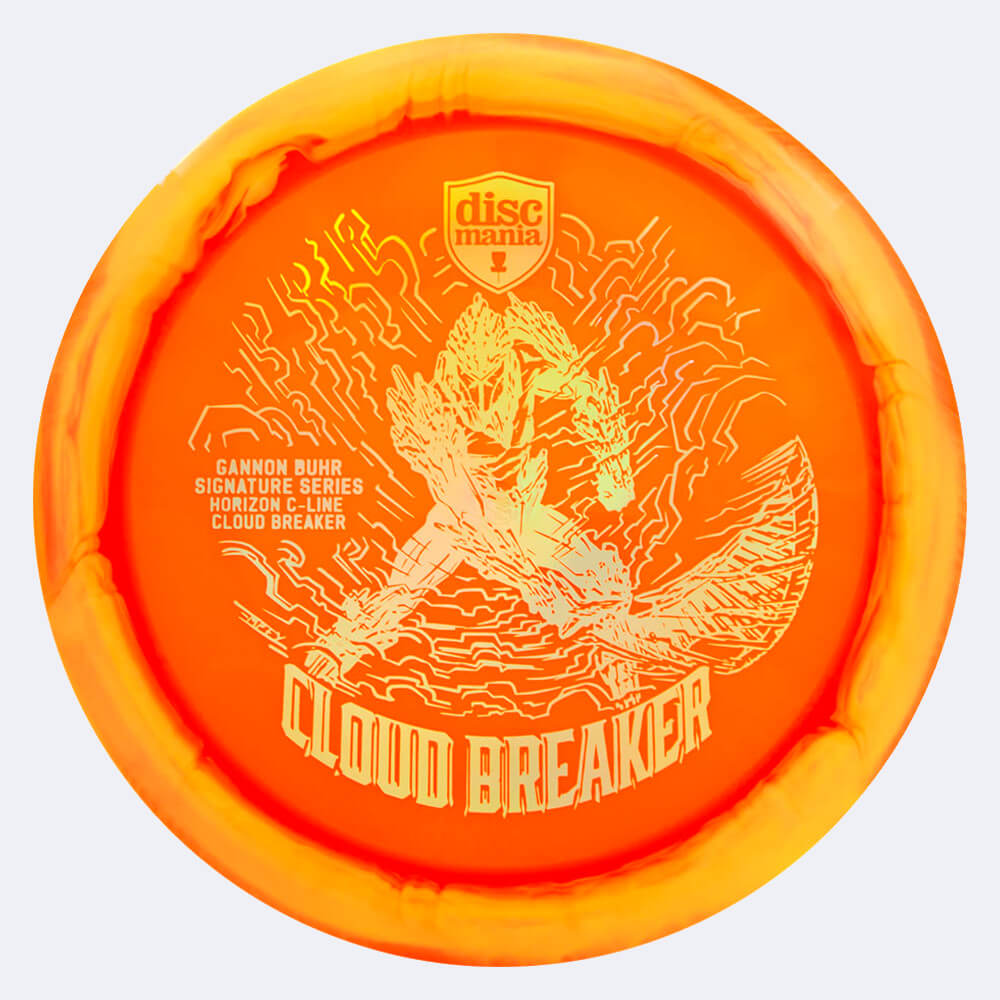 Discmania Cloud Breaker DD3 Gannon Buhr Signature Series in classic-orange, horizon c-line plastic Discmania Cloud Breaker DD3 Gannon Buhr Signature Series in classic-orange, horizon c-line plastic