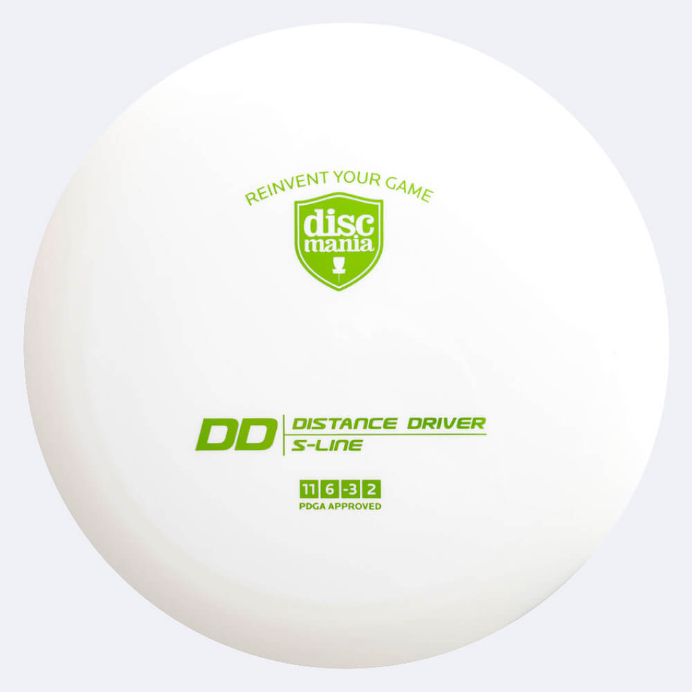 Discmania DD in white, s-line plastic Discmania DD in white, s-line plastic