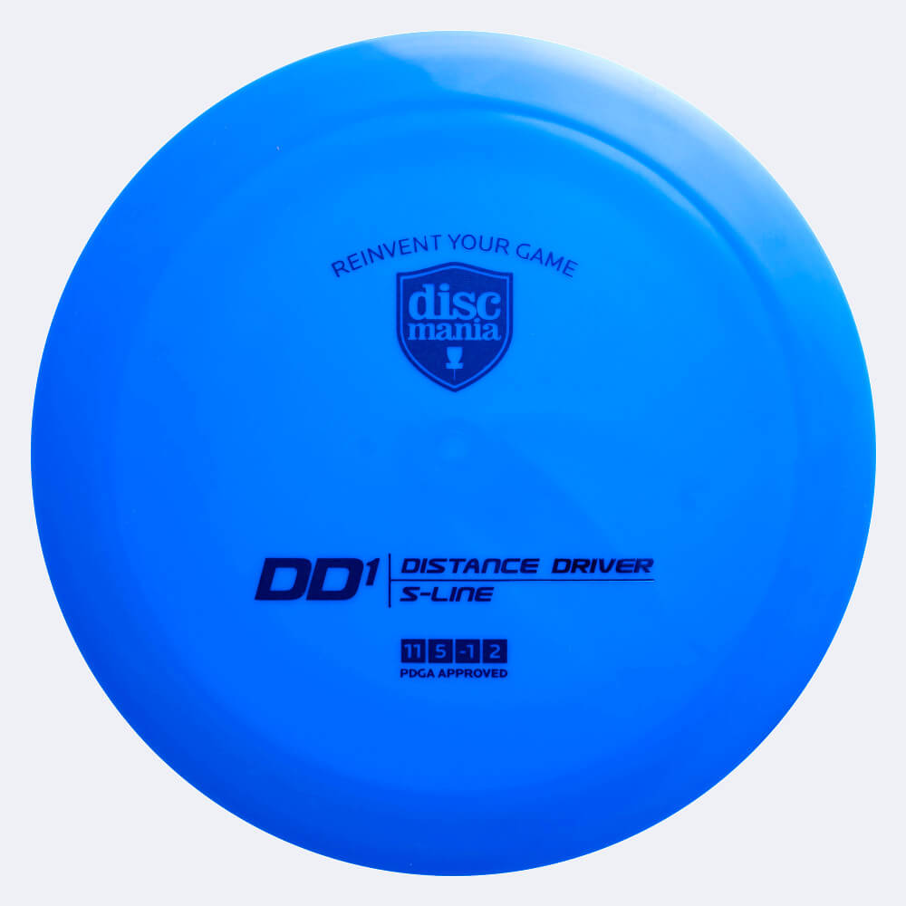 Discmania DD1 in blue, s-line plastic Discmania DD1 in blue, s-line plastic