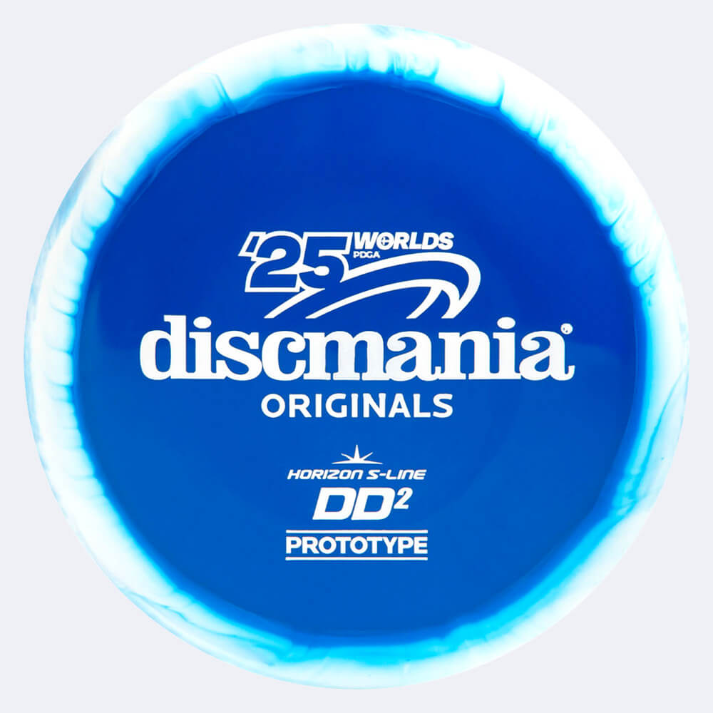 Discmania DD2 Worlds Fundraiser in blue, s-line horizon plastic Discmania DD2 Worlds Fundraiser in blue, s-line horizon plastic