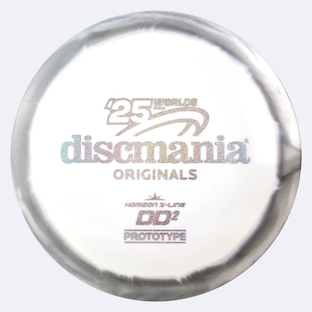 Discmania DD2 Worlds Fundraiser in silver, s-line horizon plastic Discmania DD2 Worlds Fundraiser in silver, s-line horizon plastic