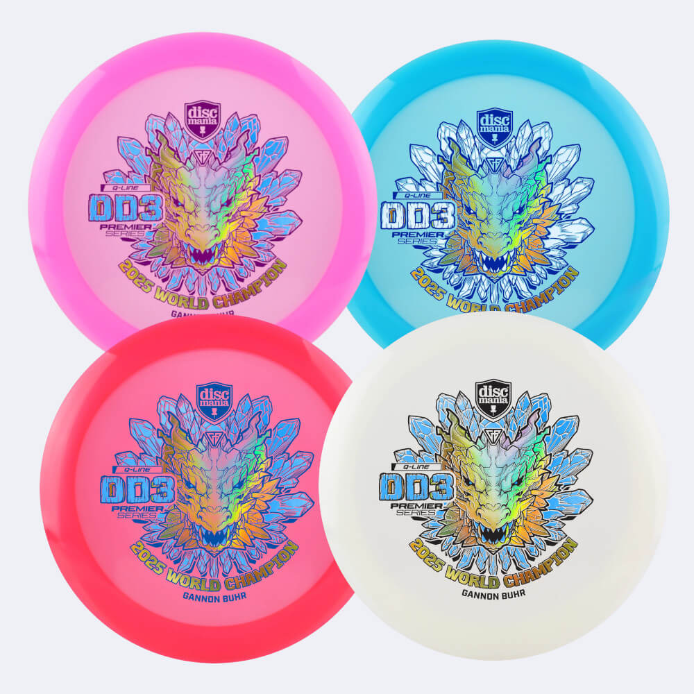 Discmania DD3 Gannon Buhr Premier Series in preorder, q-line plastic Discmania DD3 Gannon Buhr Premier Series in preorder, q-line plastic