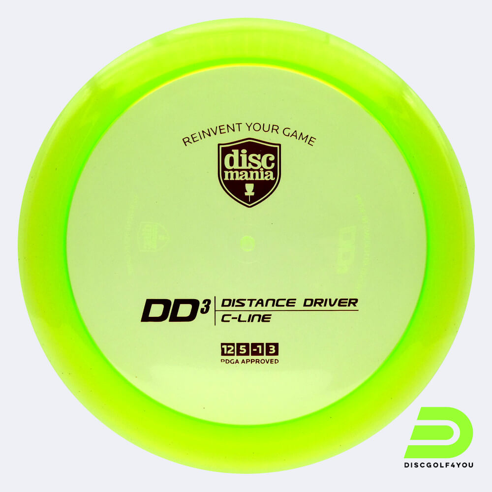 Discmania DD3 in green, c-line plastic Discmania DD3 in green, c-line plastic