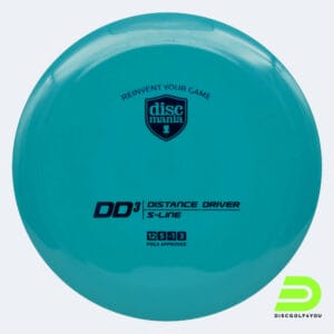 Discmania DD3 in türkis, im S-Line Kunststoff und ohne Spezialeffekt