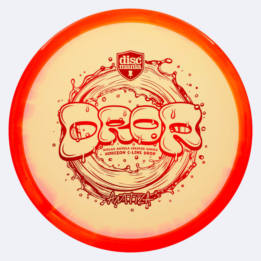 discmania drop niklas anttila creator series in rot, im horizon c-line kunststoff und ohne spezialeffekt Discmania Drop Niklas Anttila Creator Series in rot, im Horizon C-Line Kunststoff und ohne Spezialeffekt