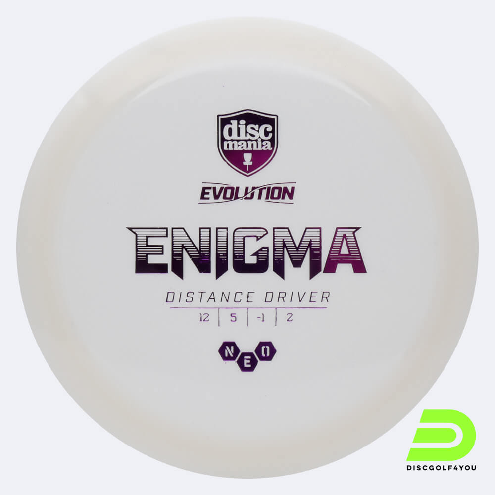 Discmania Enigma in white, neo plastic Discmania Enigma in white, neo plastic