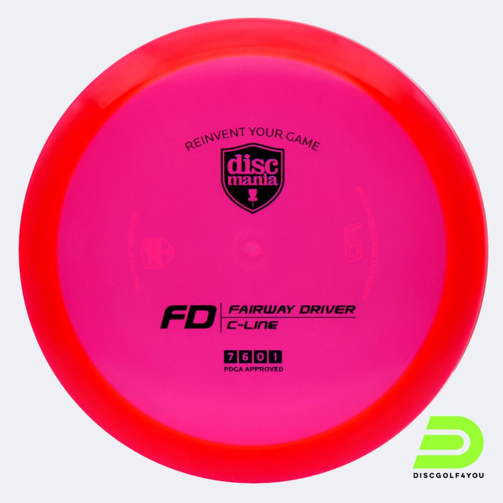 Discmania FD in red, c-line plastic Discmania FD in red, c-line plastic