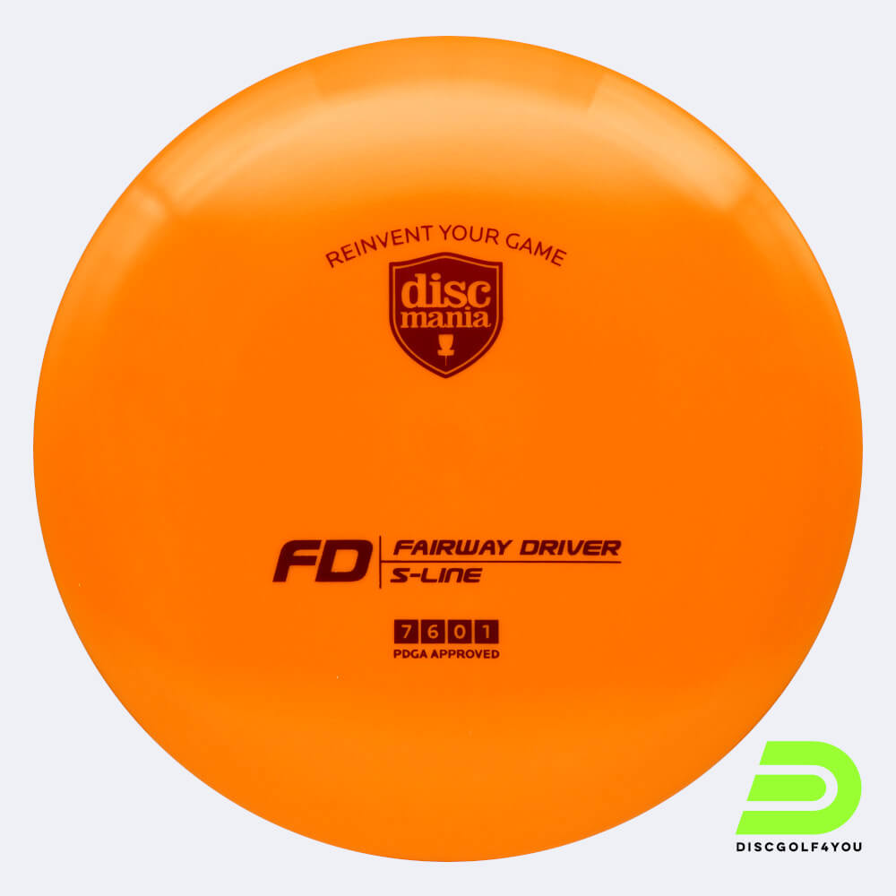 discmania fd in orange, im s-line kunststoff und ohne spezialeffekt Discmania FD in orange, im S-Line Kunststoff und ohne Spezialeffekt