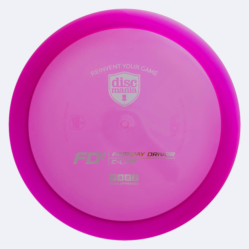 discmania fd1 in violett, im c-line kunststoff und ohne spezialeffekt Discmania FD1 in violett, im C-Line Kunststoff und ohne Spezialeffekt