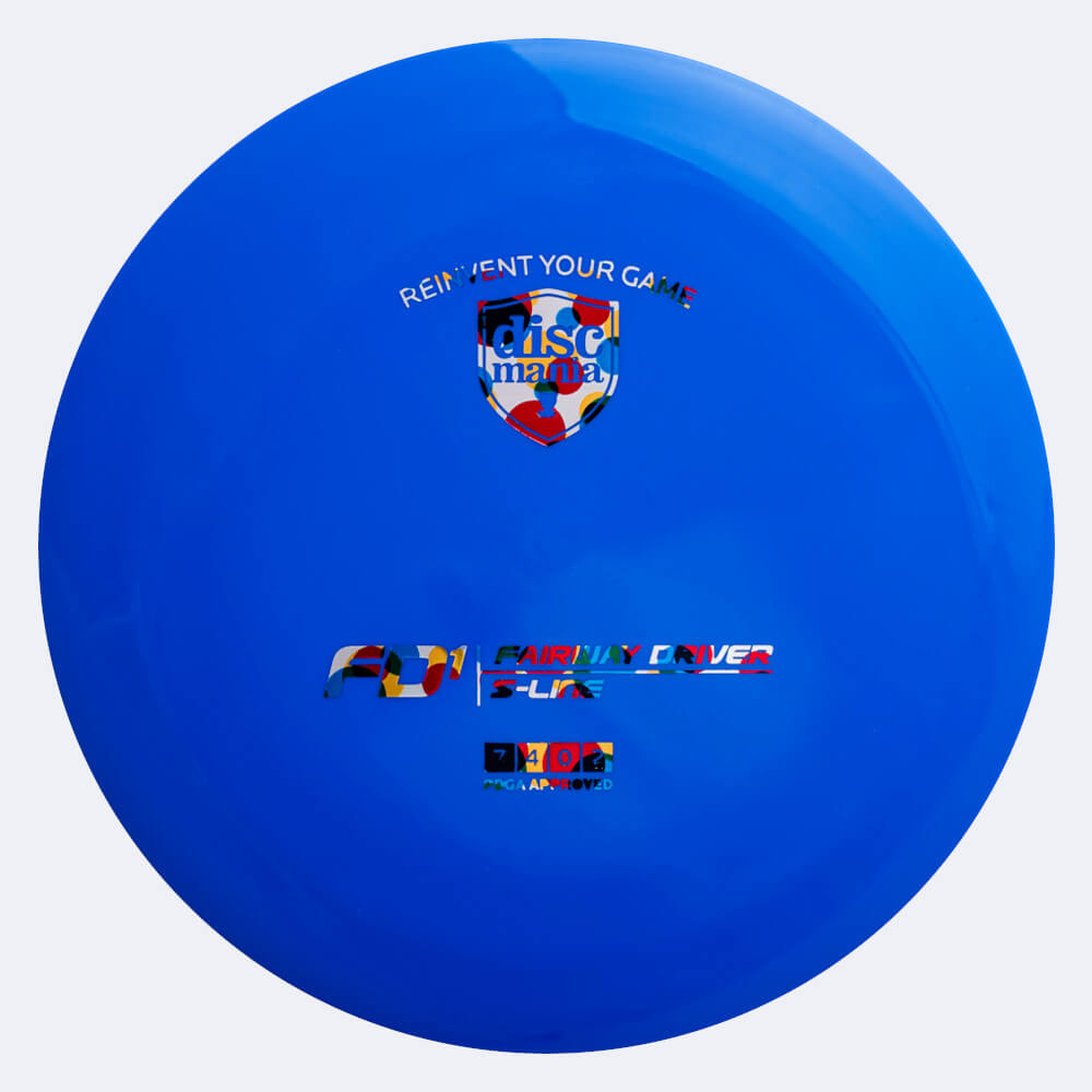 Discmania FD1 in blue, s-line plastic Discmania FD1 in blue, s-line plastic