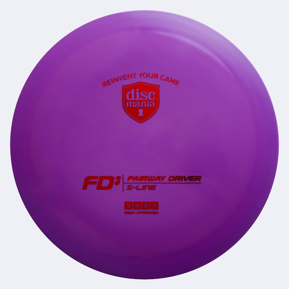 discmania fd3 in violett, im s-line kunststoff und ohne spezialeffekt Discmania FD3 in violett, im S-Line Kunststoff und ohne Spezialeffekt