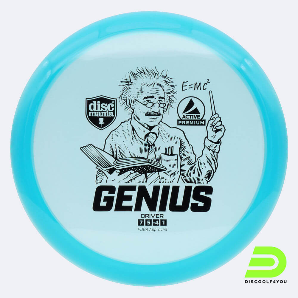 discmania genius in blau, im active premium kunststoff und ohne spezialeffekt Discmania Genius in blau, im Active Premium Kunststoff und ohne Spezialeffekt