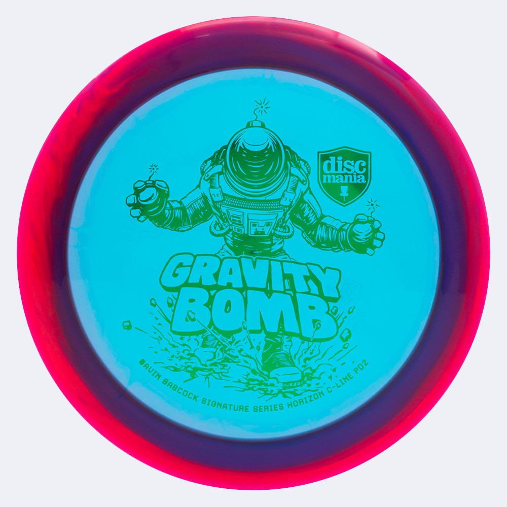 discmania gravity bomb pd2 gavin babcock signature series in blau-rot, im horizon c-line kunststoff und ohne spezialeffekt Discmania Gravity Bomb PD2 Gavin Babcock Signature Series in blau-rot, im Horizon C-Line Kunststoff und ohne Spezialeffekt