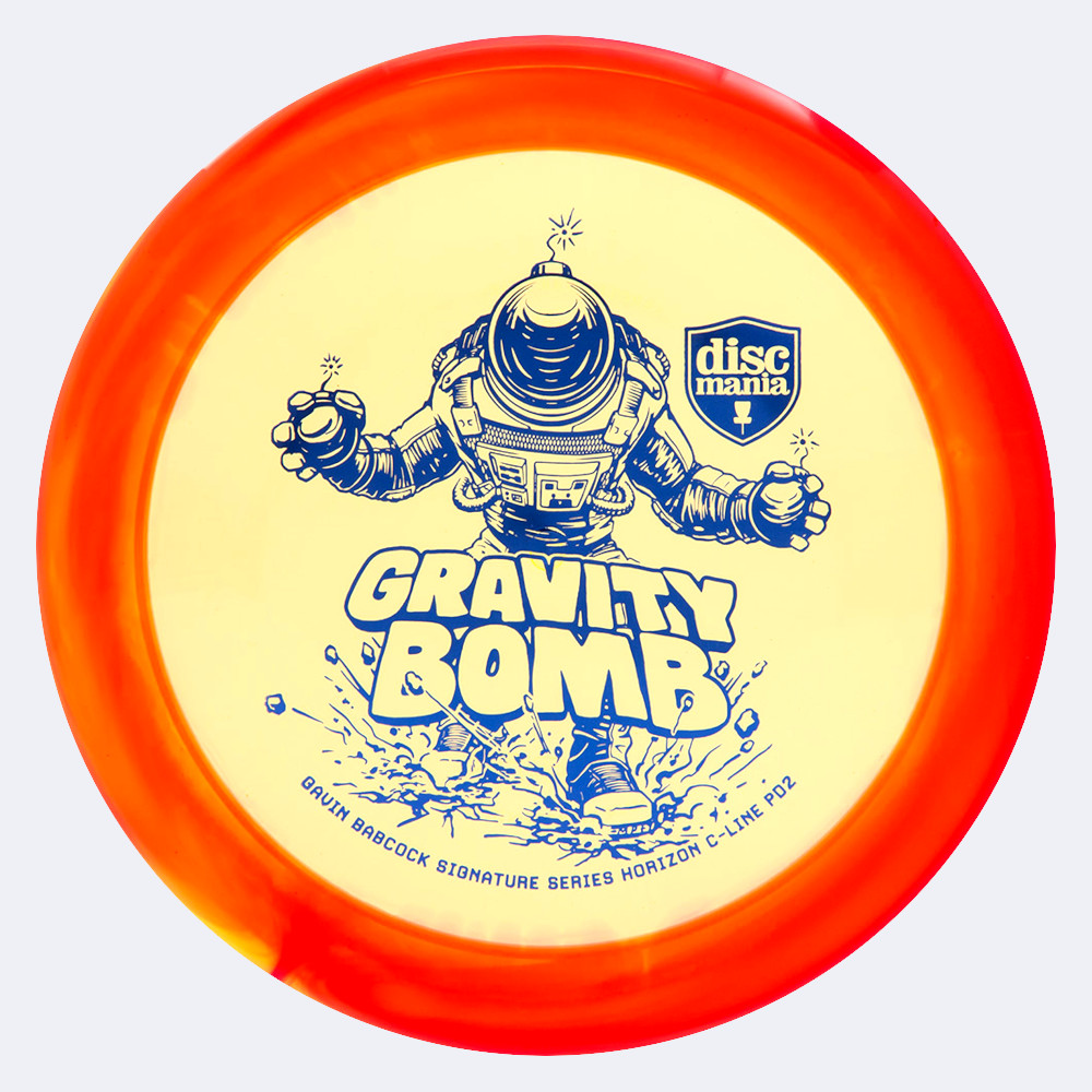 discmania gravity bomb pd2 gavin babcock signature series in rot, im horizon c-line kunststoff und ohne spezialeffekt Discmania Gravity Bomb PD2 Gavin Babcock Signature Series in rot, im Horizon C-Line Kunststoff und ohne Spezialeffekt