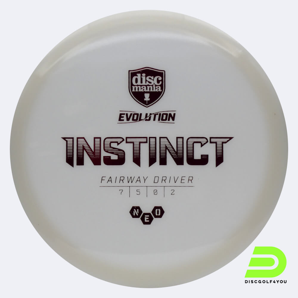 Discmania Instinct in white, neo plastic Discmania Instinct in white, neo plastic