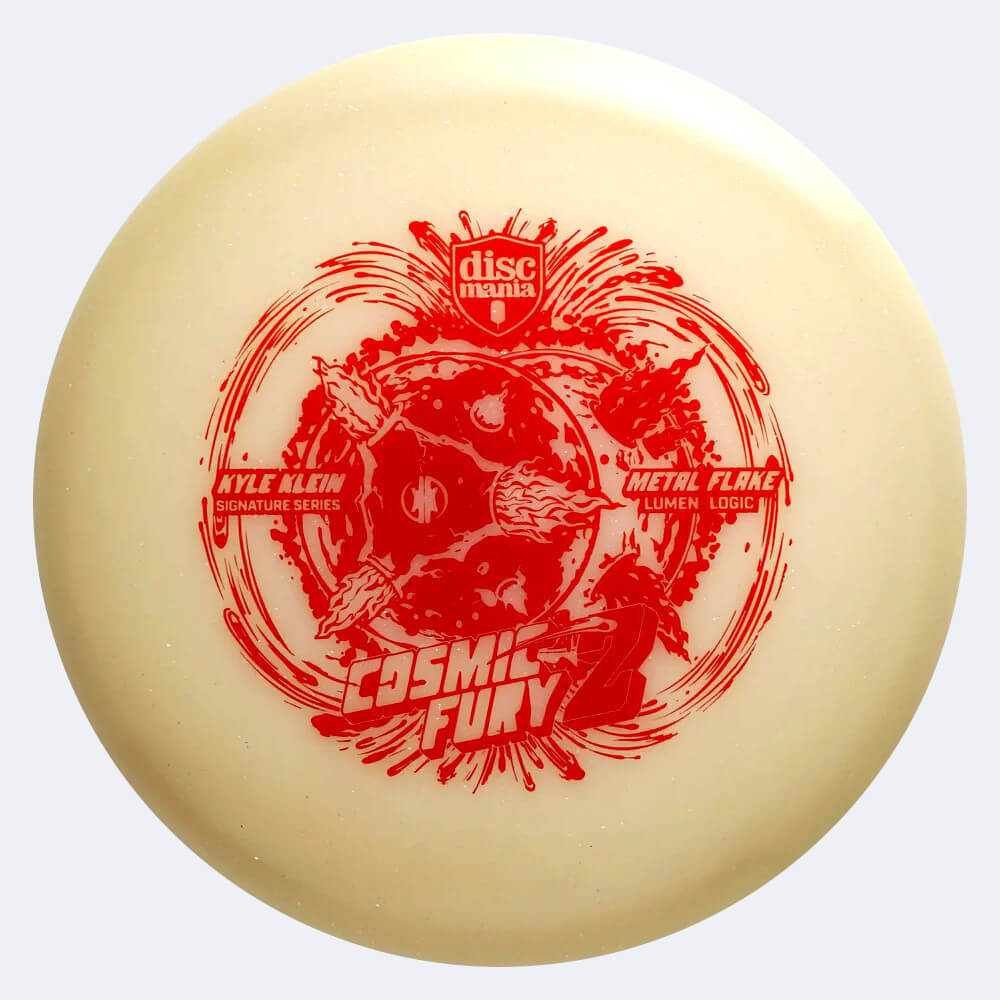 discmania logic cosmic fury kyle klein signature series in rot, im metal flake lumen kunststoff und ohne spezialeffekt Discmania Logic Cosmic Fury Kyle Klein Signature Series in rot, im Metal Flake Lumen Kunststoff und ohne Spezialeffekt