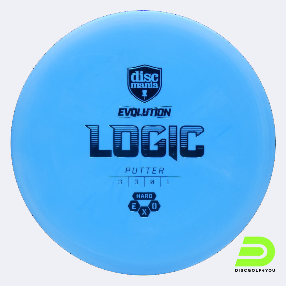 discmania logic in blau, im exo hard kunststoff und ohne spezialeffekt Discmania Logic in blau, im Exo Hard Kunststoff und ohne Spezialeffekt