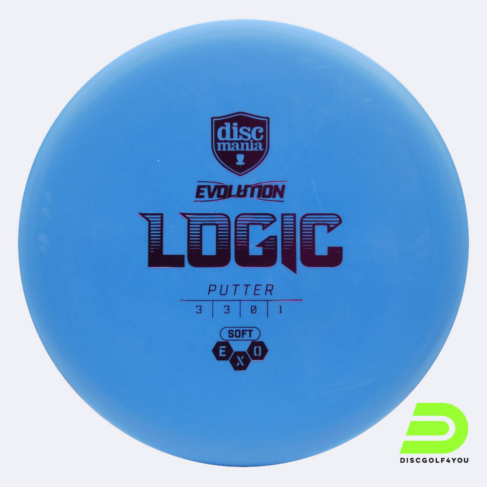 Discmania Logic in blue, exo soft plastic Discmania Logic in blue, exo soft plastic