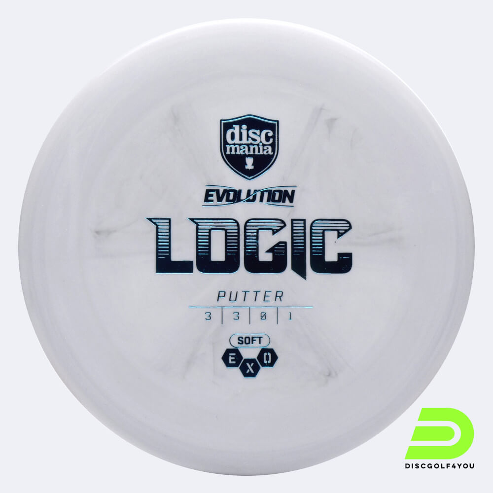 discmania logic in weiss, im exo soft kunststoff und ohne spezialeffekt Discmania Logic in weiss, im Exo Soft Kunststoff und ohne Spezialeffekt