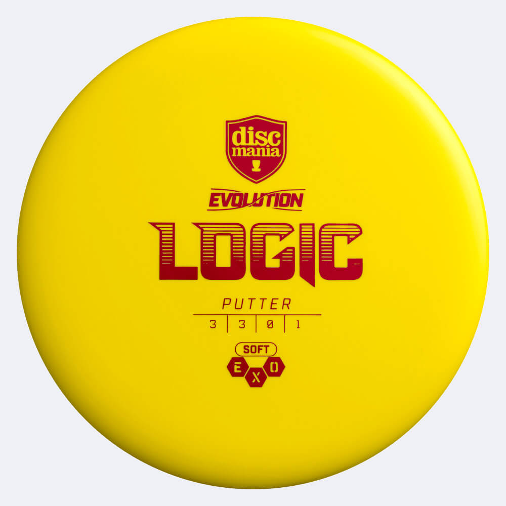 Discmania Logic in yellow, exo soft plastic Discmania Logic in yellow, exo soft plastic