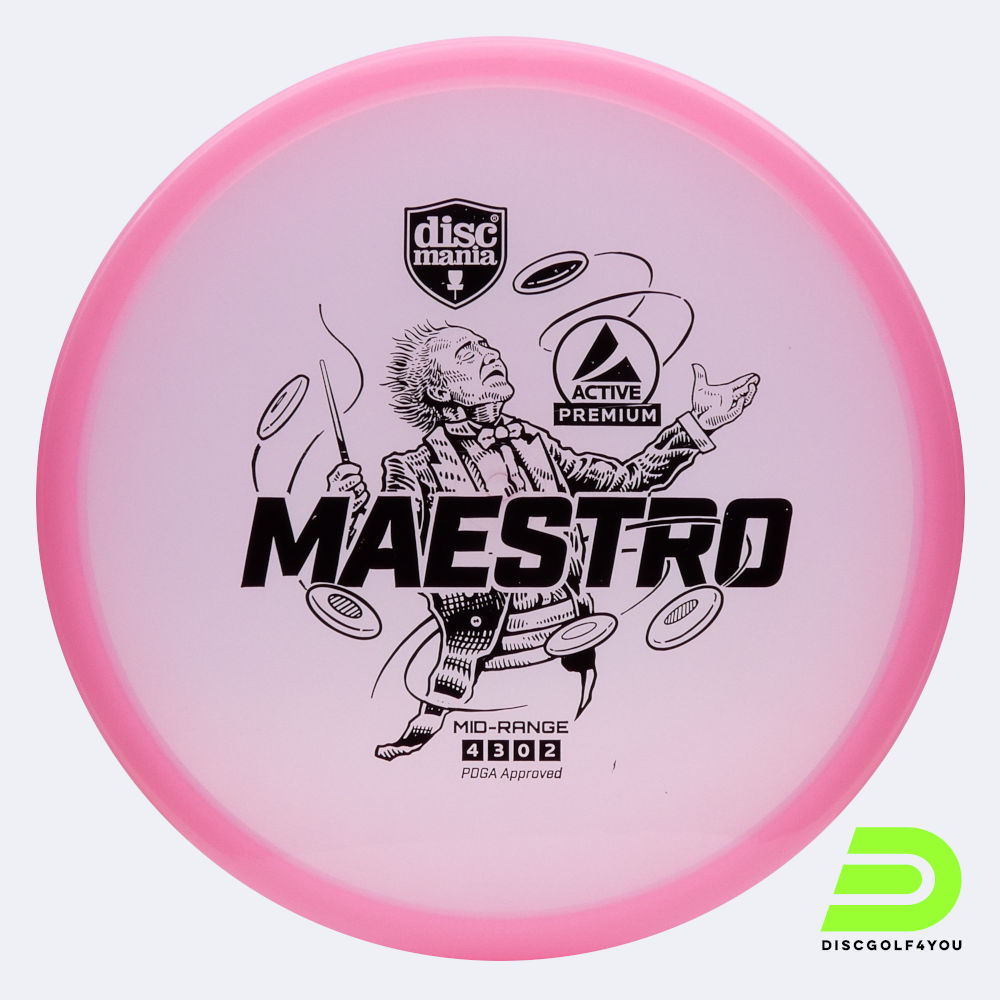 Discmania Maestro in pink, active premium plastic Discmania Maestro in pink, active premium plastic