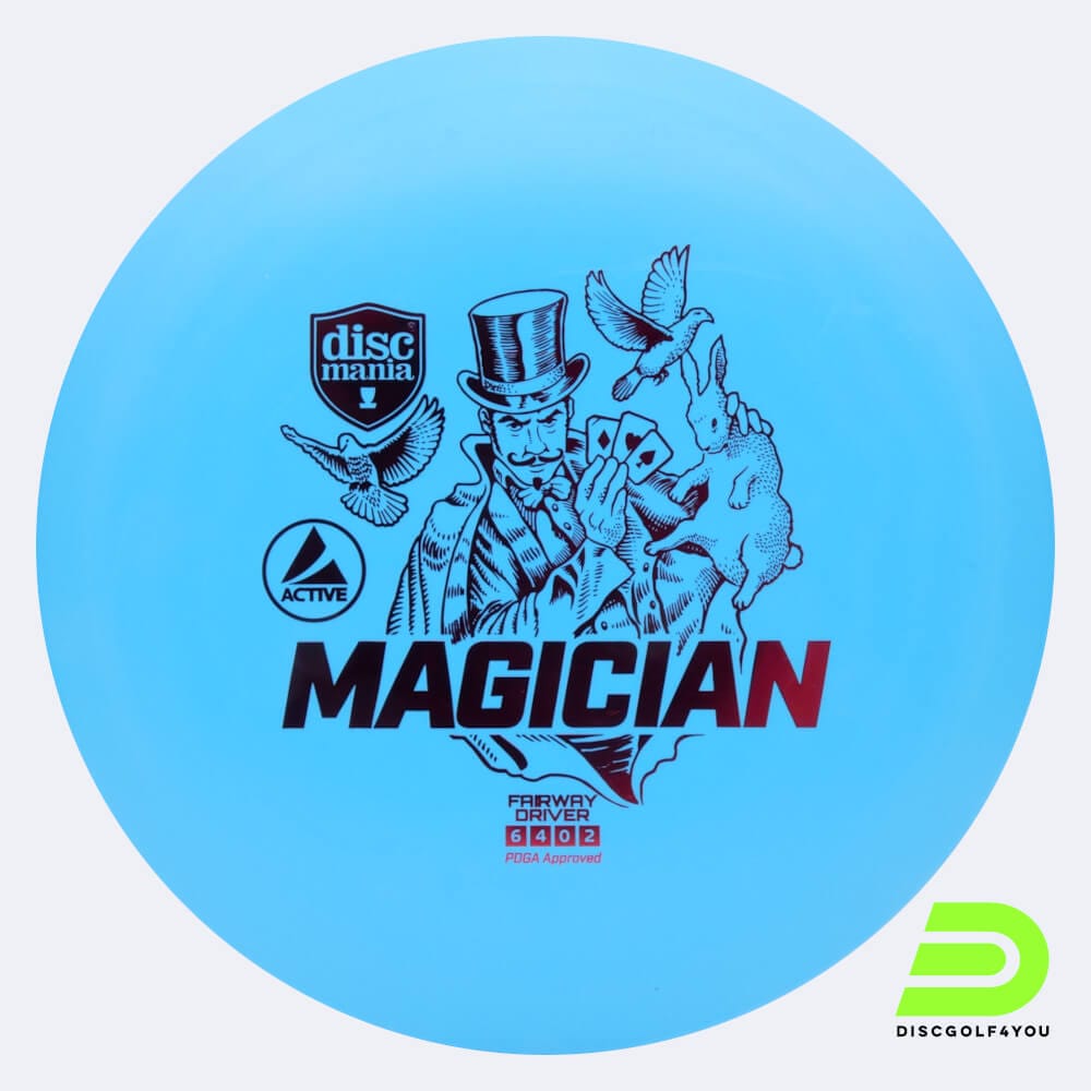 Discmania Magician in blue, active plastic Discmania Magician in blue, active plastic